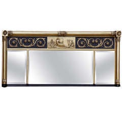 Antique Regency Gilt Overmantle Mirror