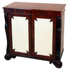 Antique Regency Collectors Side Cabinet Antique Regency Collectors Side Cabinet