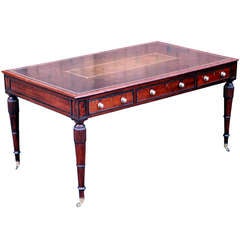 Antique Regency Mahogany Writing Table