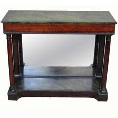 Regency Period Antique Rosewood Simulated Console Table