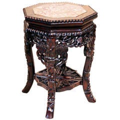 Antique Oriental Hardwood Stand