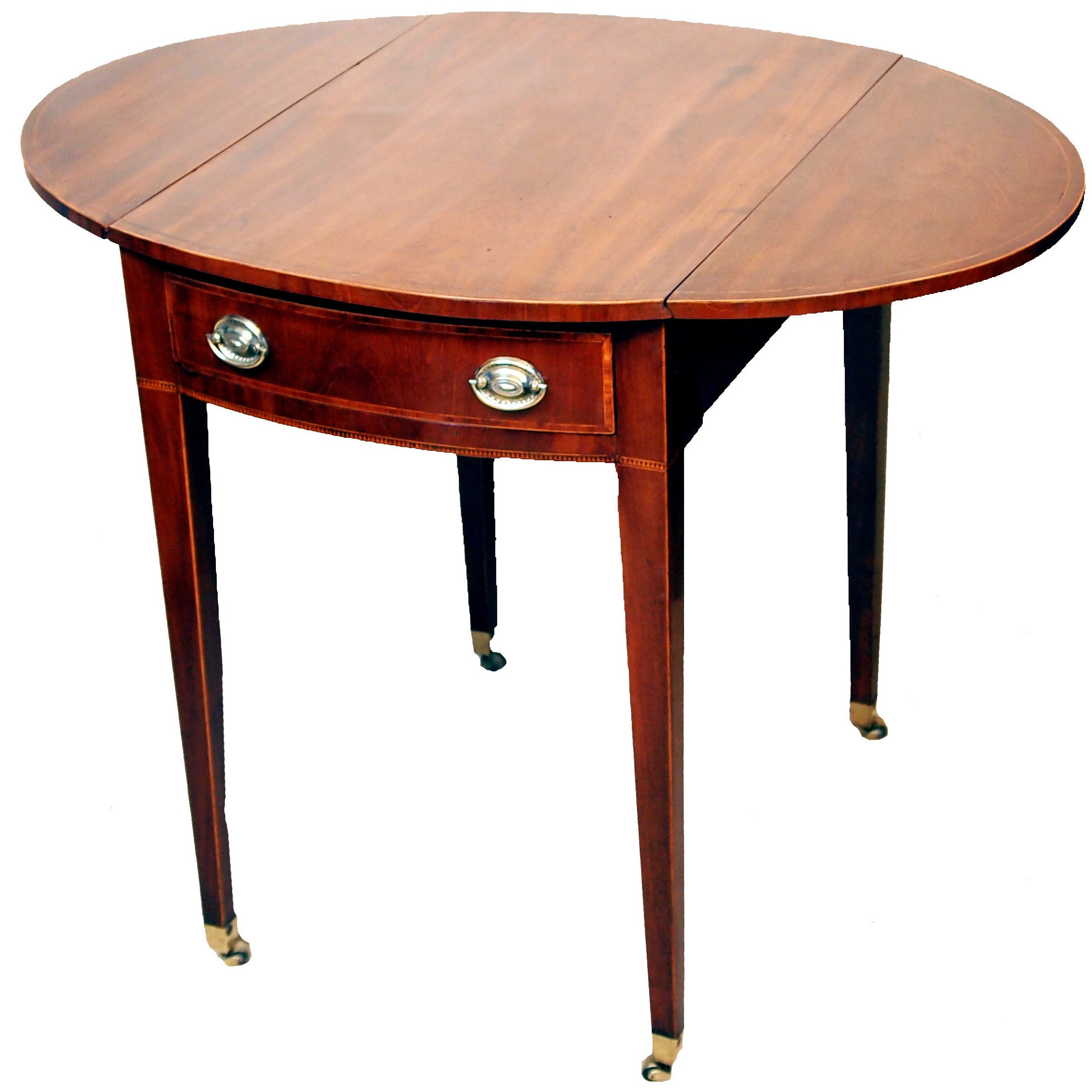 Antique Georgian Mahogany Pembroke Table For Sale