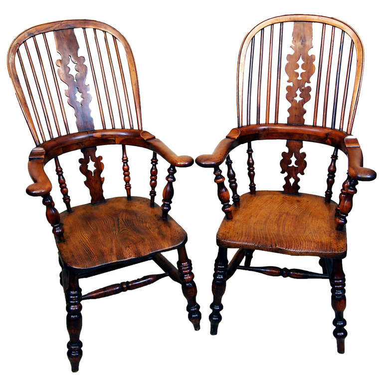 Antique Pair Of Yew Broadarm Windsor Chairs At 1stdibs Antique Pair Of Yew Broadarm Windsor Chairs For Sale - Antique Pair Of Yew Broadarm Windsor Chairs At 1stdibs