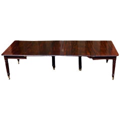 Antique Regency Mahogany Dining Table