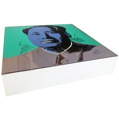 Table "andy" By Sbat Edition With Andy Warhol Serigraphy.