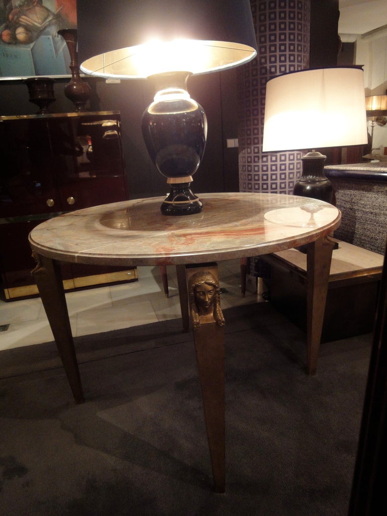 A Neoclassical table attributed to André Arbus 3