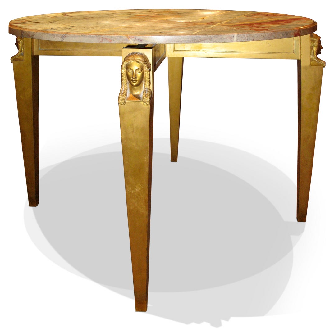 A Neoclassical table attributed to André Arbus