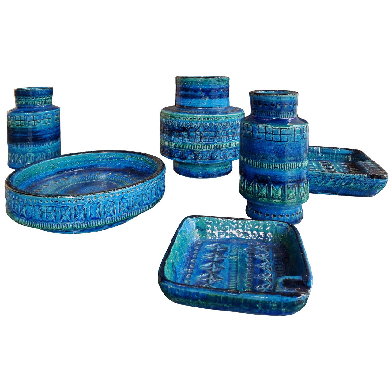 A group of Bitossi Rimini's ceramics