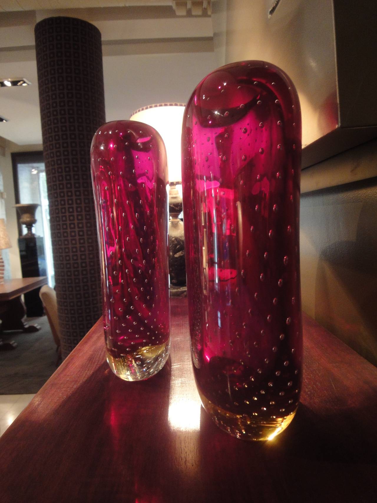 Mid-20th Century Pair of Vases by Seguso For Sale