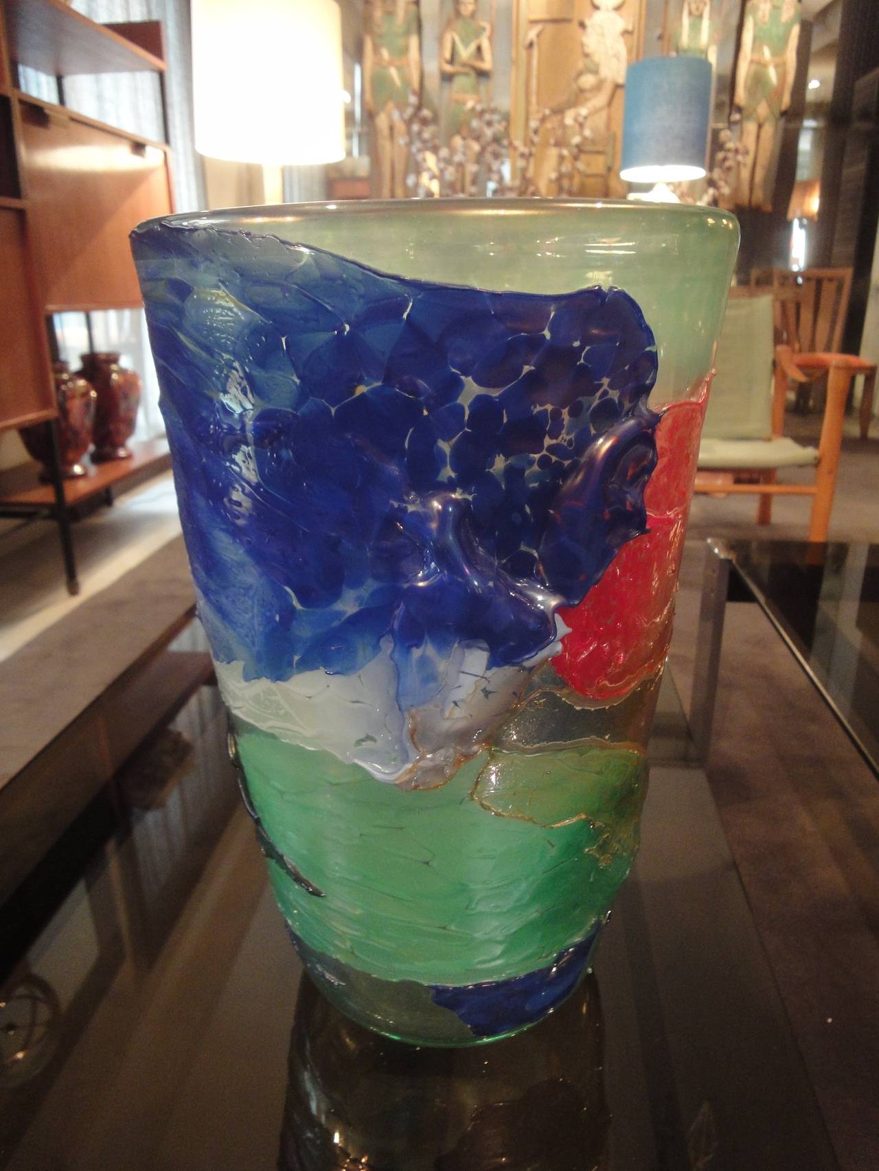 Pair of Murano Glass Vases 3