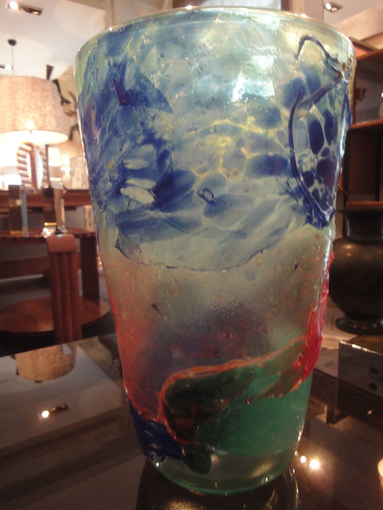 Pair of Murano Glass Vases 2