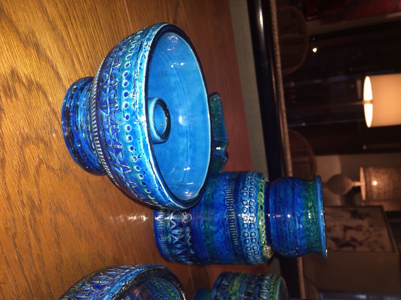 Mid-20th Century Rimini Blue Ceramics, Group of 11