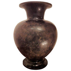 Large Neoclassical Style Tole Vase