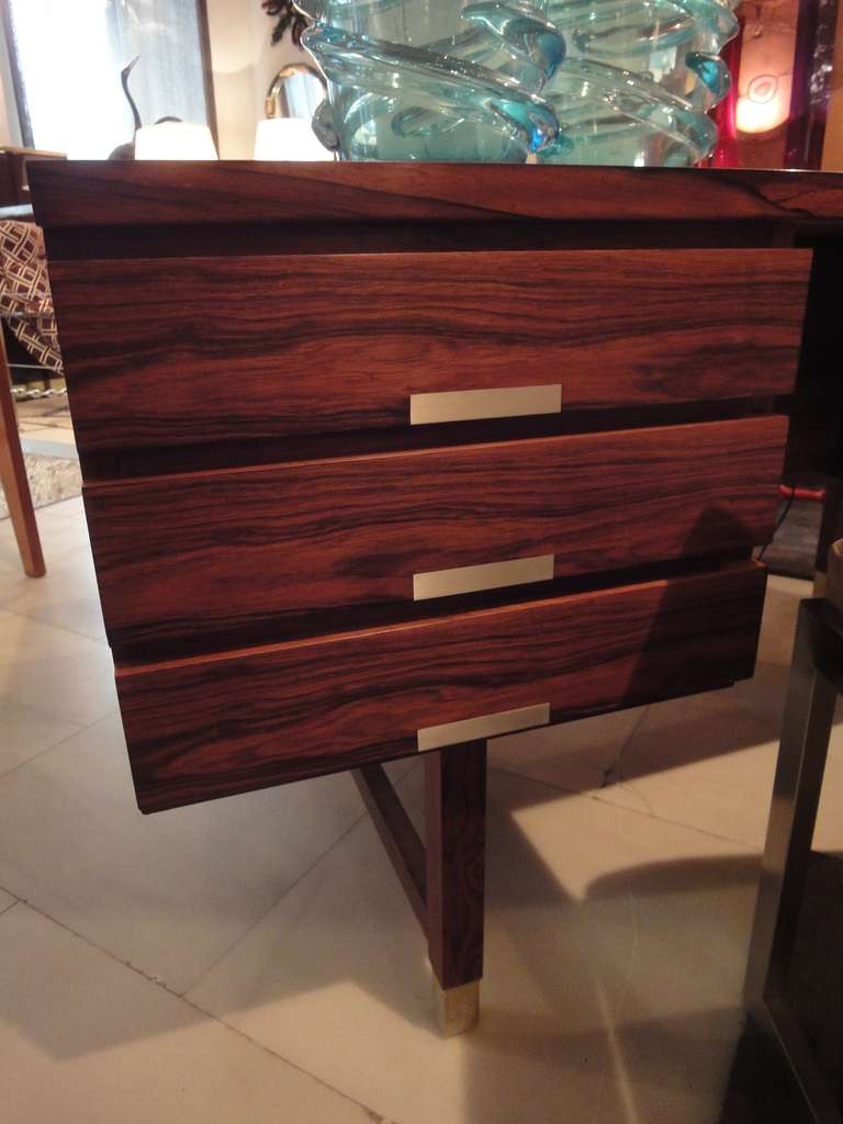 A Rosewood Desk by Kai Kristiansen In Excellent Condition In Madrid, Madrid