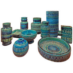 Rimini Blue Ceramics, Group of 11