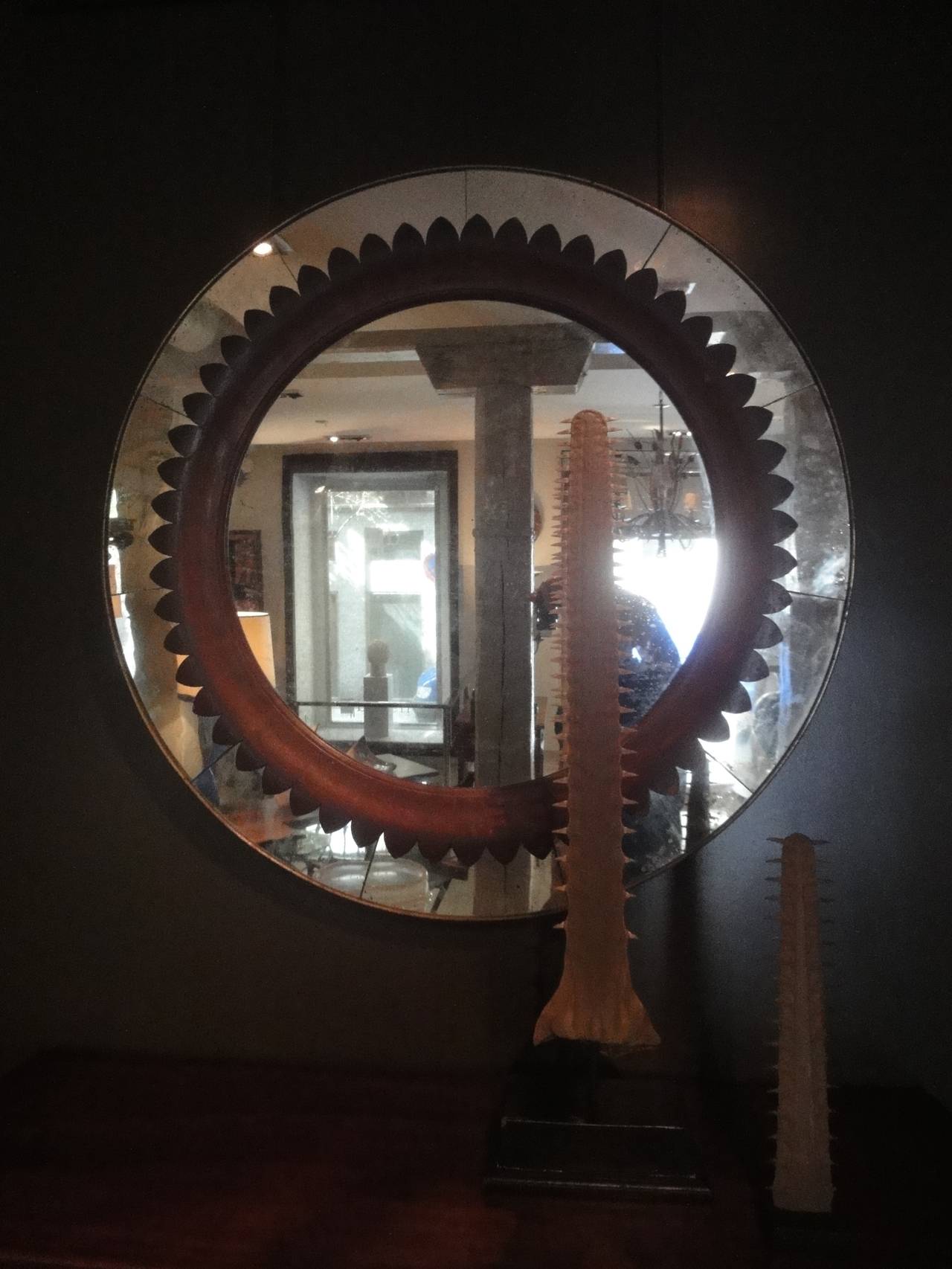 Italian Sunflower Shaped Mirror
