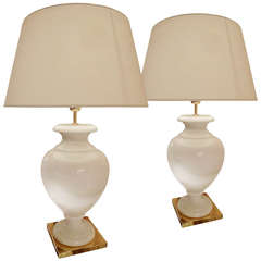 Pair of Porcelain Table Lamps