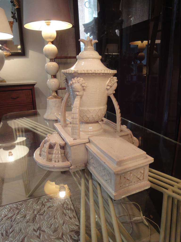 Mid-20th Century Fountain Shaped Centerpiece For Sale