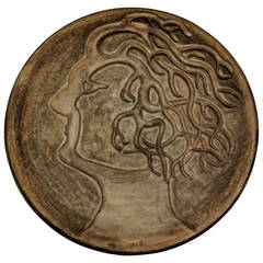 Large Decorated Plate