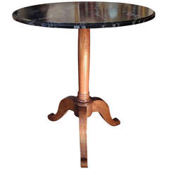 Small Oak Wood Gueridon
