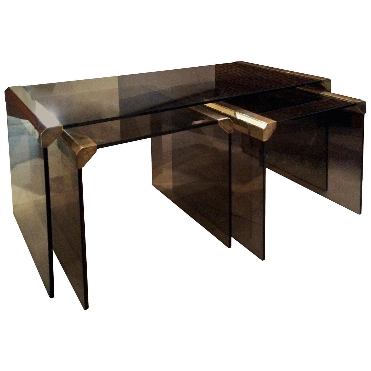 Set of Three Nesting Tables by Pierangelo Gallotti For Sale