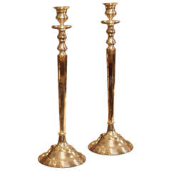 Pair of Large Candleholders