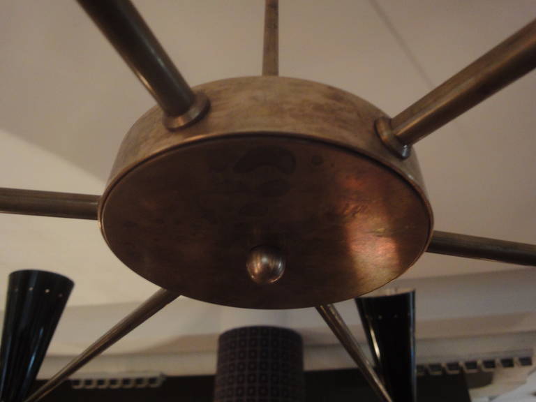 Mid-20th Century Ceiling Lamp Attributed to Stilnovo