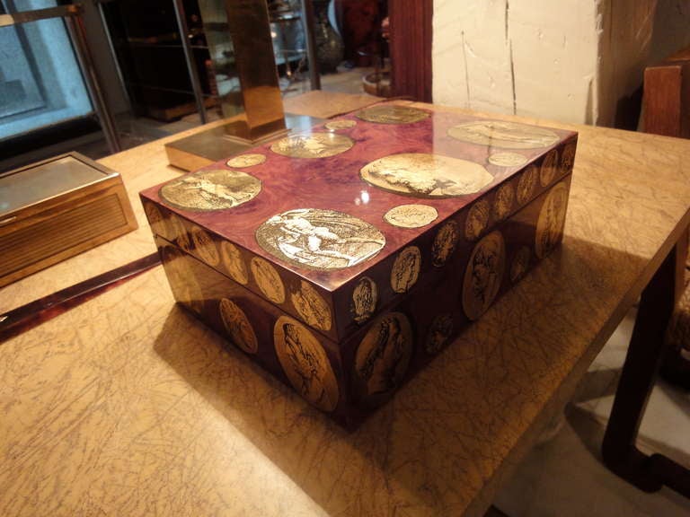 Italian Fornasetti Cigar Box
