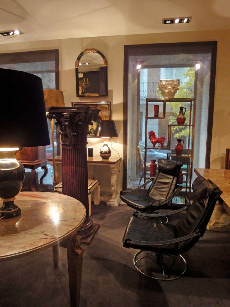 19th Century Oak Column