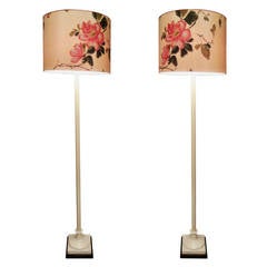 Pair of Porcelain Floor Lamps