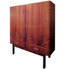Danish Rosewood Dry Bar Cabinet