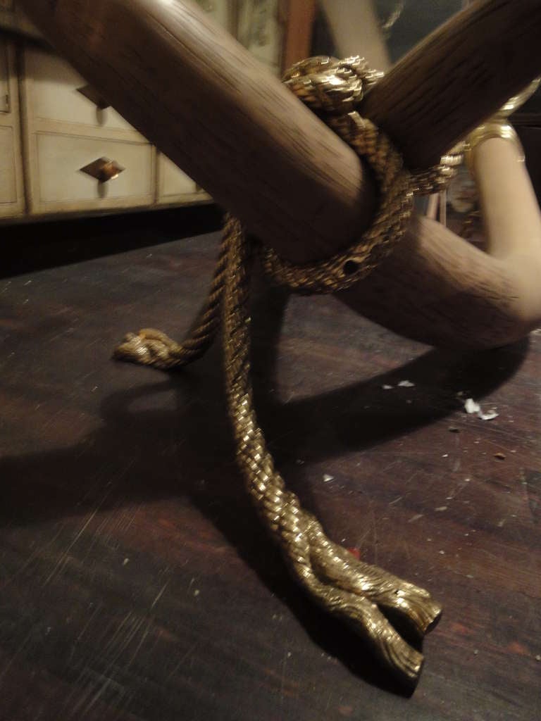 A Large Resin Tusk Coffee Table 4