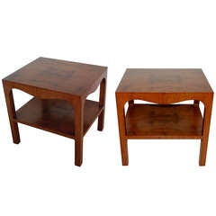 Used Pair of Samuel Marx Walnut Side Tables