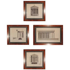 Four prints of the "Maison Carrée" at Nîmes. 11