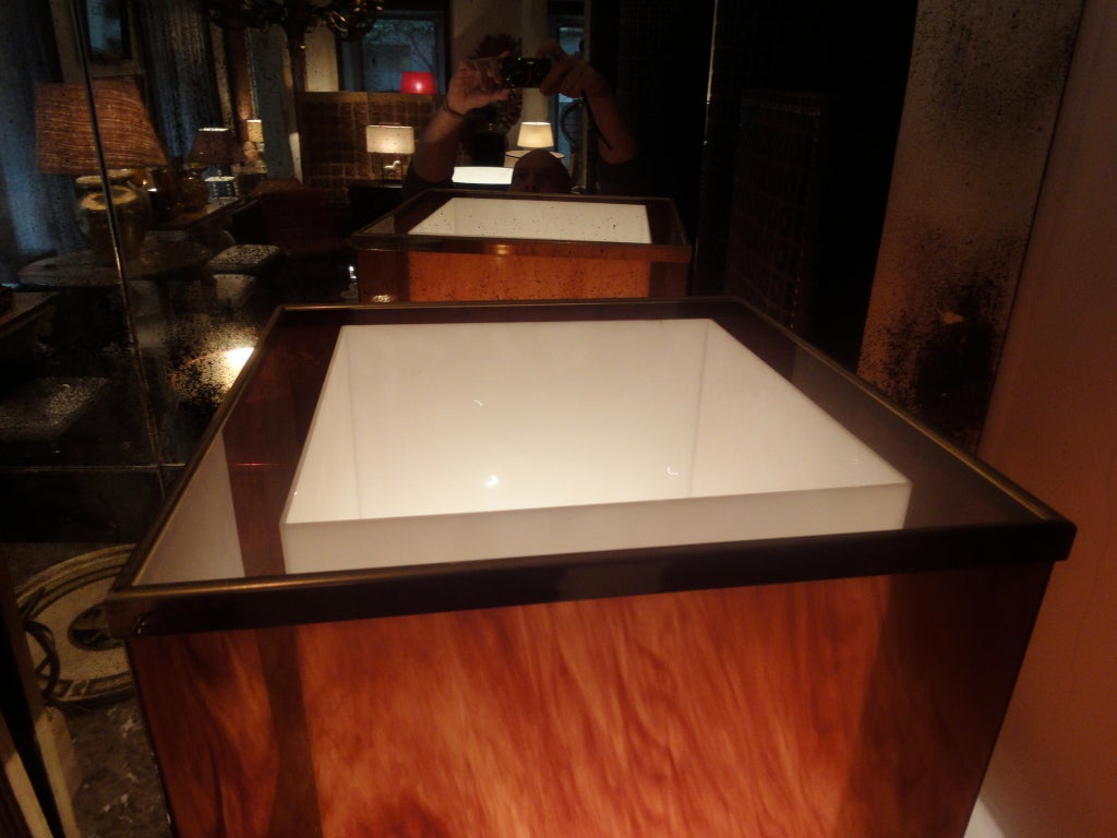 Late 20th Century A perspex stand-lamp