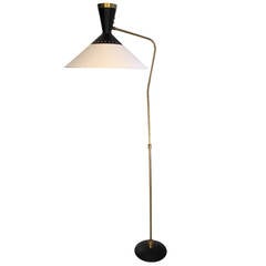 Standing lamp with adjustable height and inclination. Edited by Maison Arlus