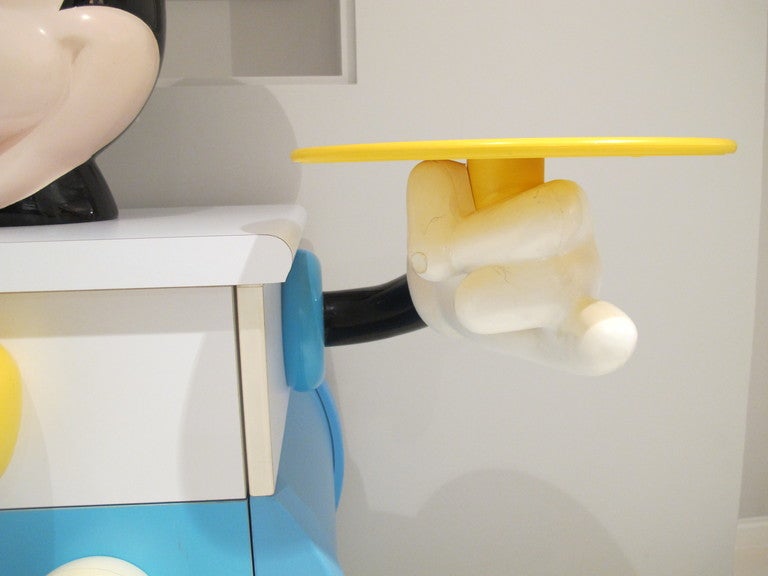 French Mickey Mouse bedside chest by Starform 1980's