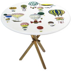 A Fornasetti Balloon Decoration Ocassional Table 