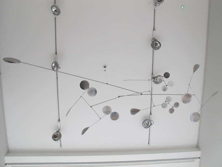 Mid-Century Modern A Mobile Ceiling Sculpture by Francois Collette