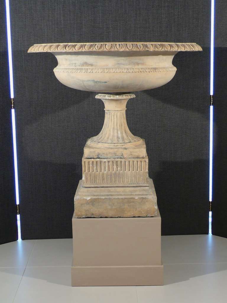 A Victorian terracotta tazza by J.M. Blashfield