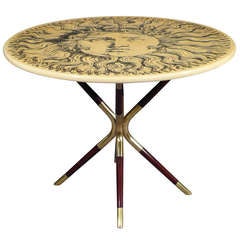 A 1950's Piero Fornasetti  Table ‘sole ricciuto’ motif