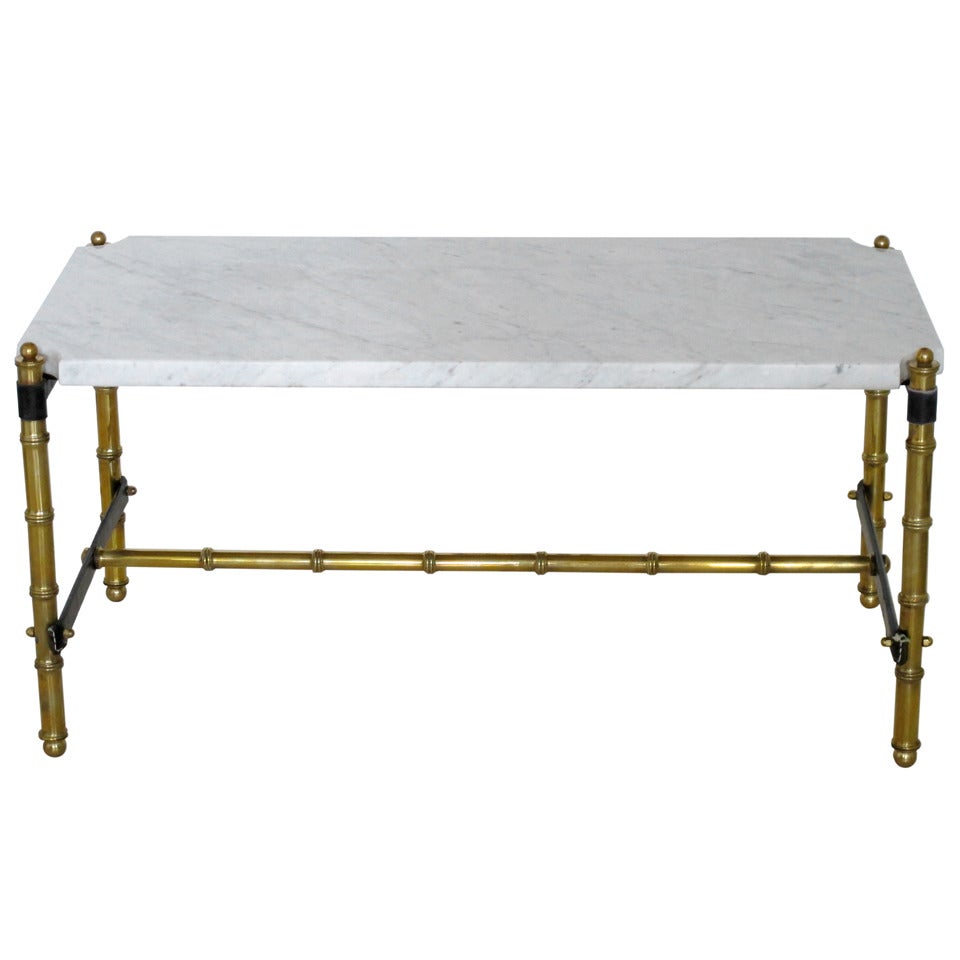 Coffee Table by Jacques Adnet For Sale