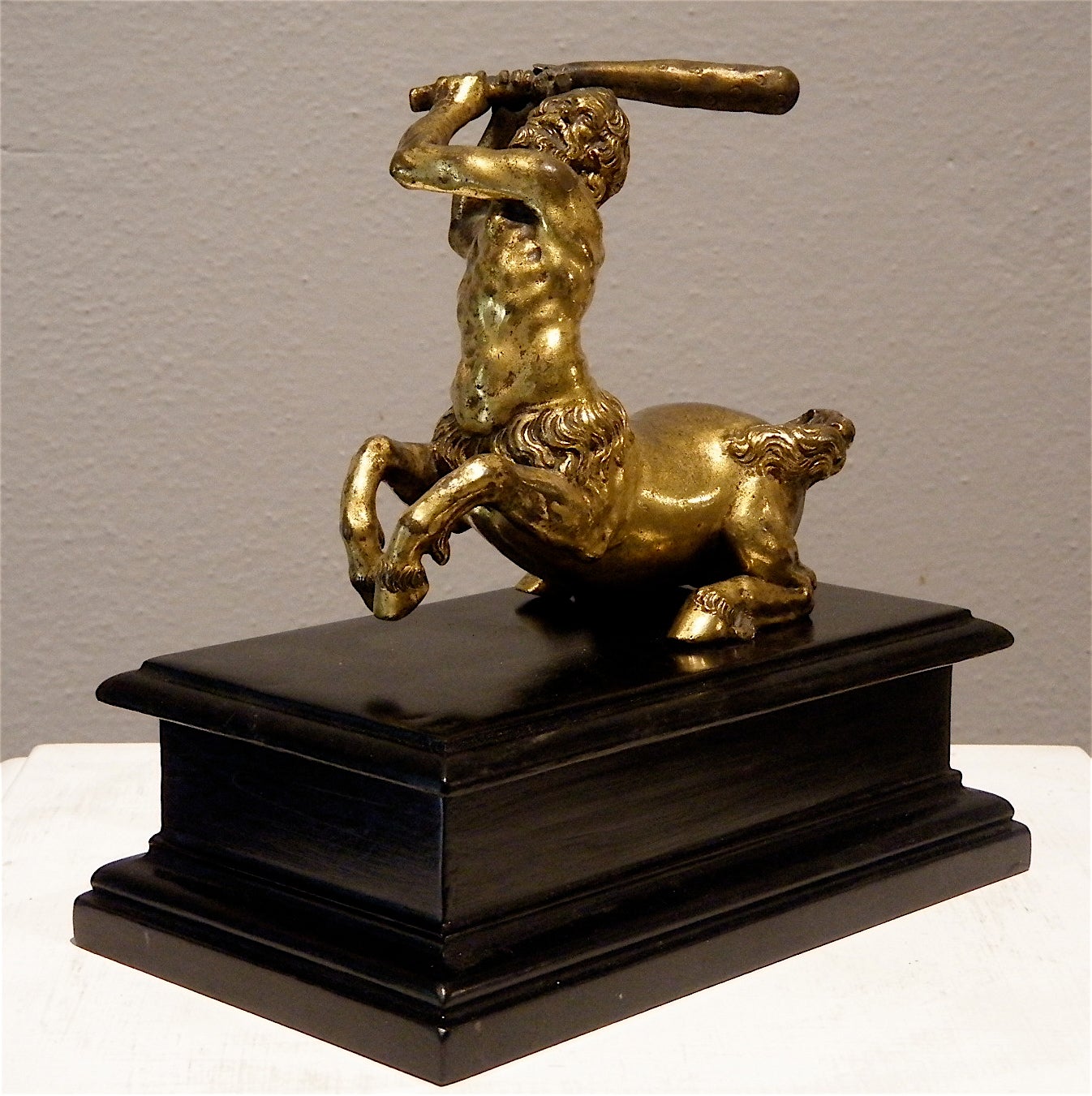Florentine Gilt Bronze Sculpture For Sale