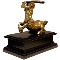 Sculpture florentine en bronze doré