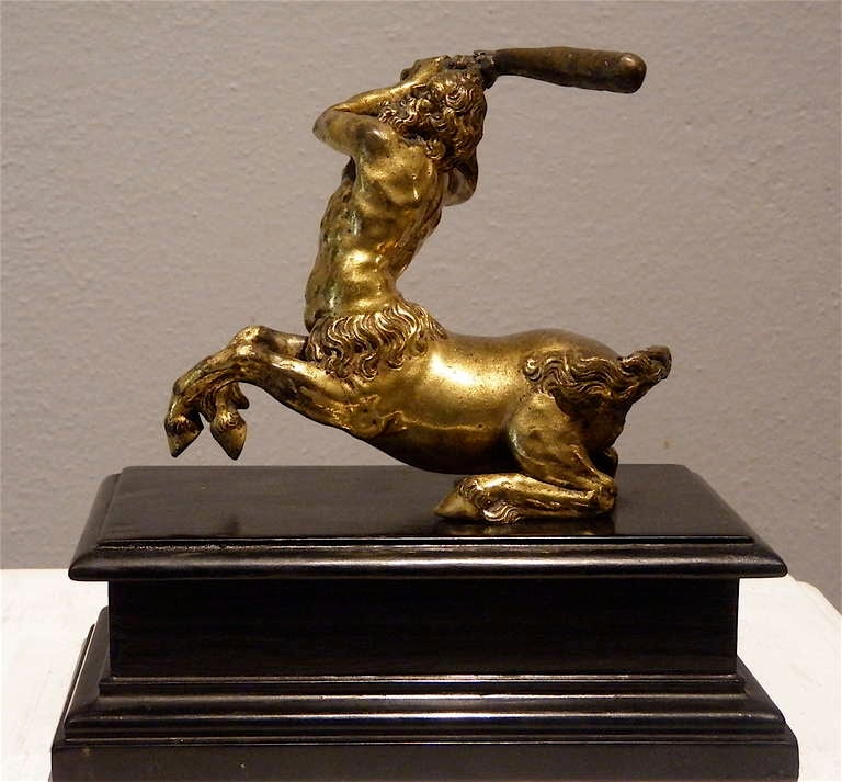 Italian Florentine Gilt Bronze Sculpture For Sale
