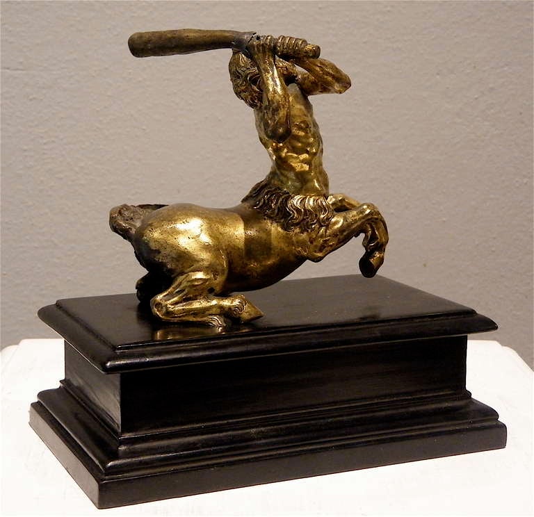 18th Century and Earlier Florentine Gilt Bronze Sculpture For Sale