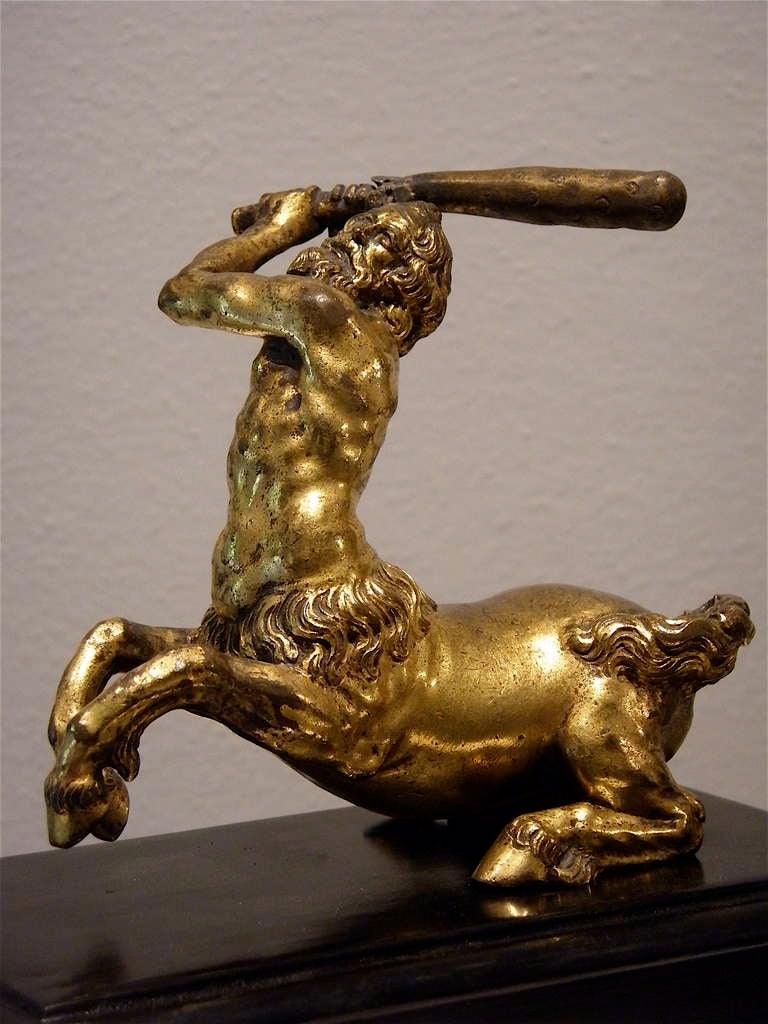 Florentine Gilt Bronze Sculpture For Sale 3