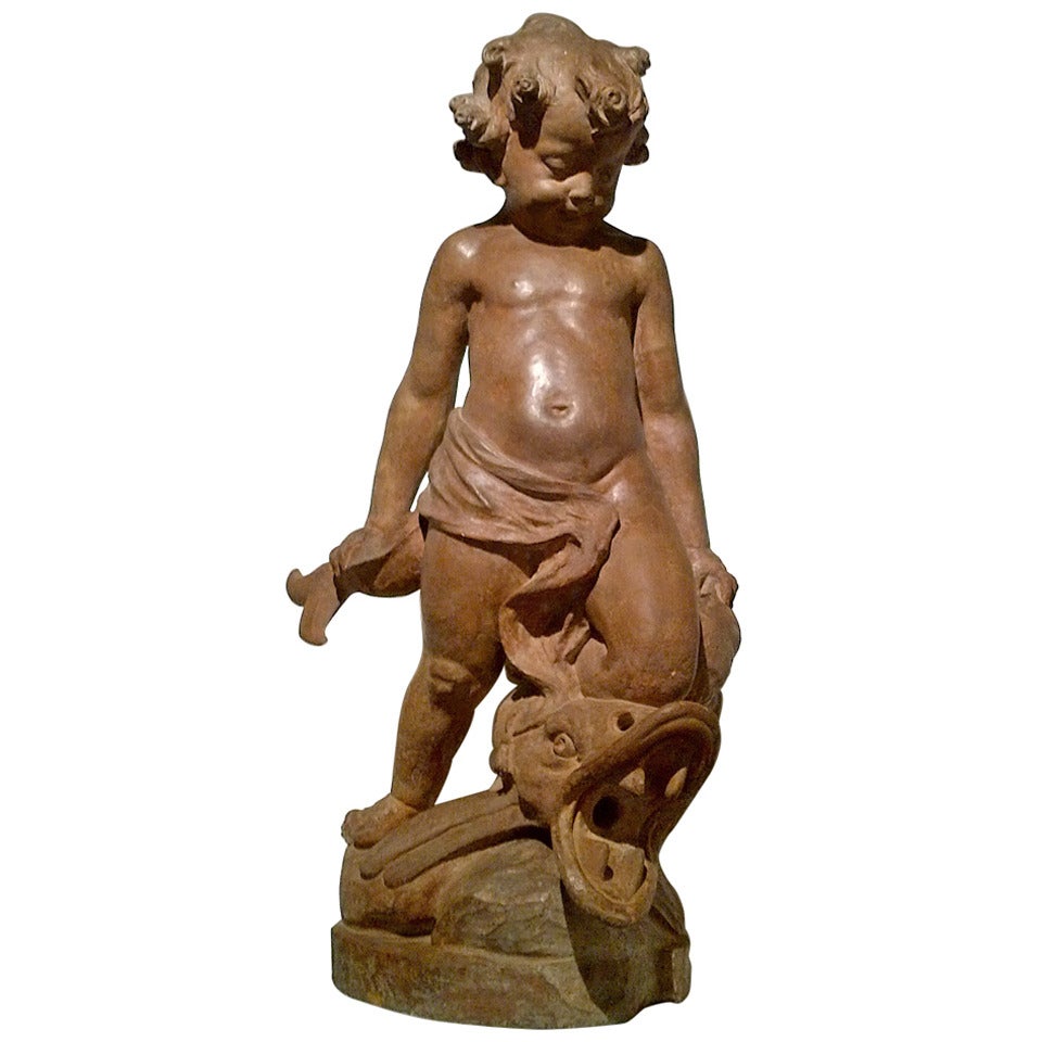 Francesco Barzaghi, Terracotta Sculpture For Sale