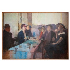 Pavil Elie Anatole "Interieur Du Cafe" 4