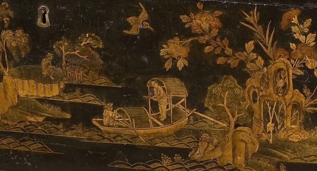 Late 18th Century English Lacquered Chest